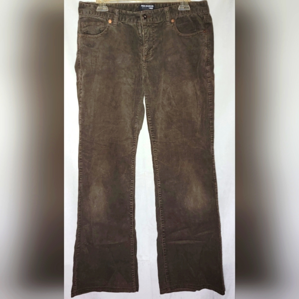 Polo Jeans Company Ralph Lauren Corduroy Chino Pants Women Size 6x30